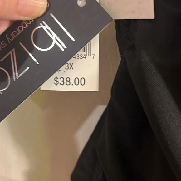 NWT Ibiza women’s black tankini size 3X - Picture 5 of 5